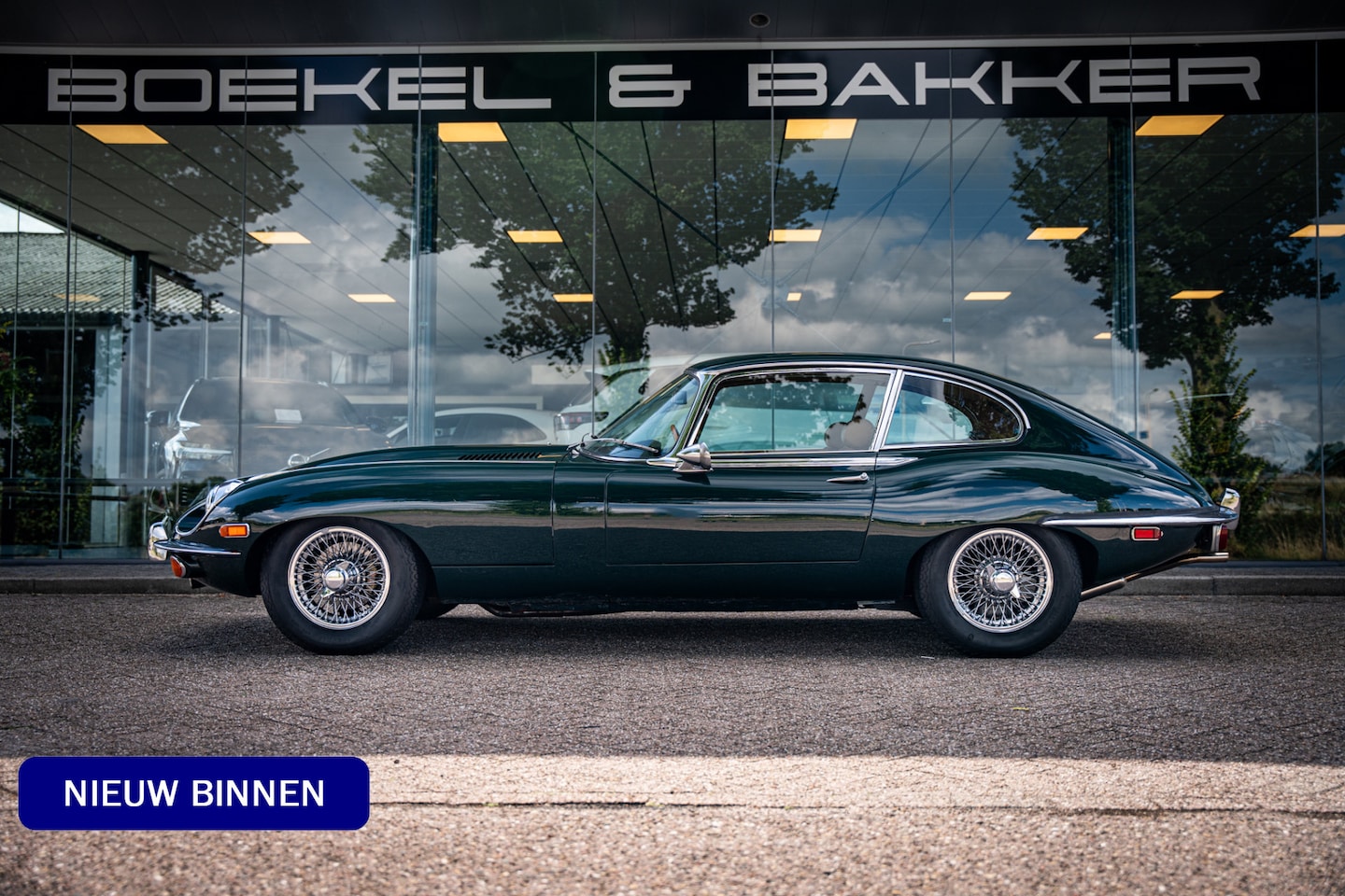 Jaguar E-type - 4.2 LITRE SERIES II **MATCHING NUMBERS** Spaakwielen **Bijzonder mooie staat** - AutoWereld.nl