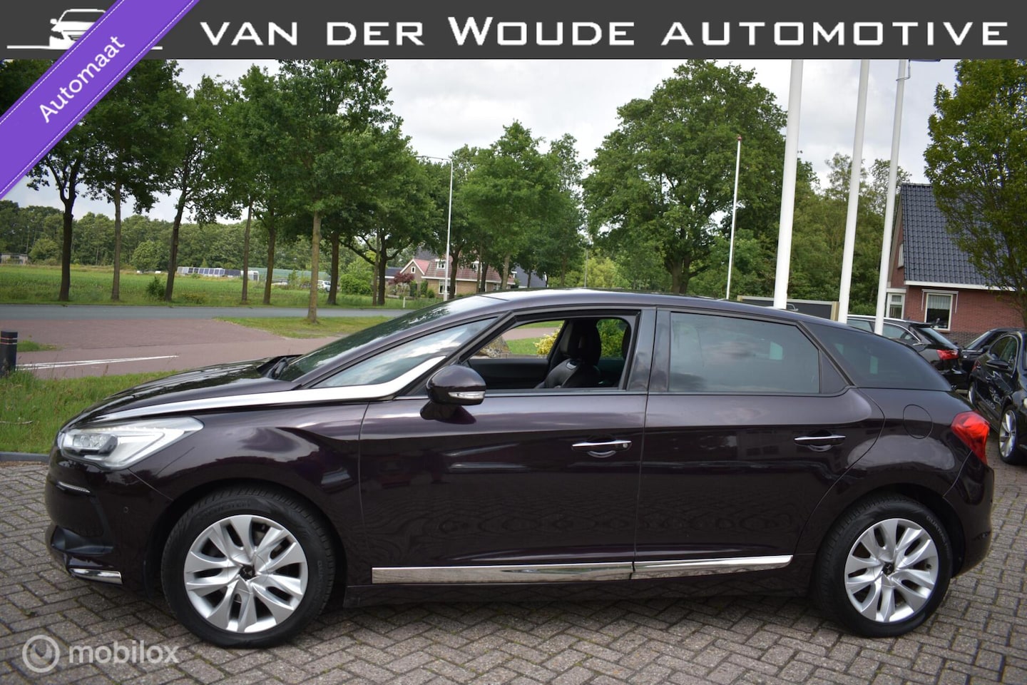 DS 5 - 1.6 THP Chic AUT. 2016 Clima|Cruise|Navi|LED|Leder! - AutoWereld.nl