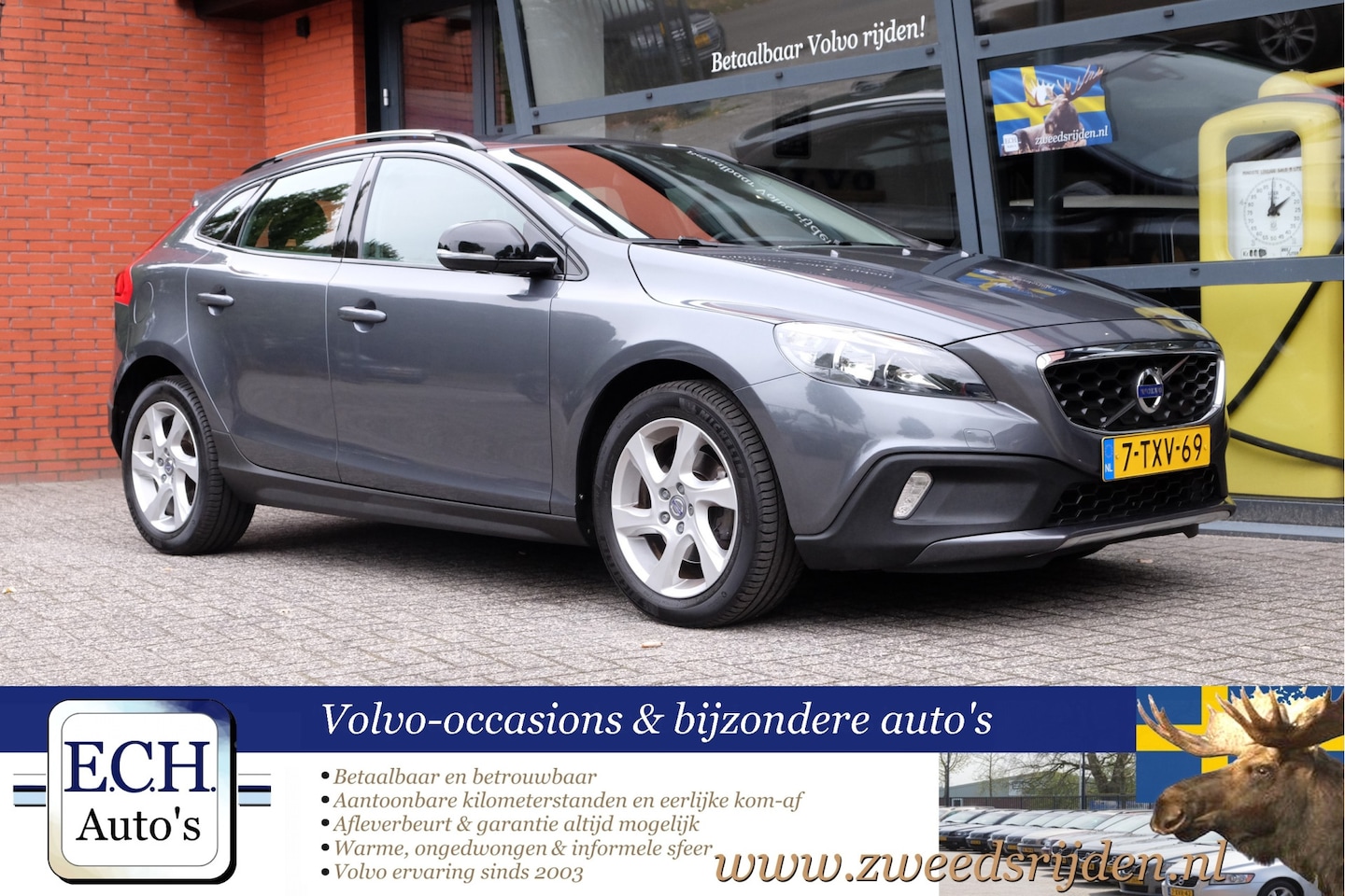 Volvo V40 Cross Country - T4 180 pk Momentum, Navi, Dealer onderhouden - AutoWereld.nl