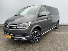 Volkswagen Transporter - 2.0 TDI L2H1 Highline Automaat Dub Cab Airco Cruise Navi Camera Leer Alu Velg Side Bar Tre