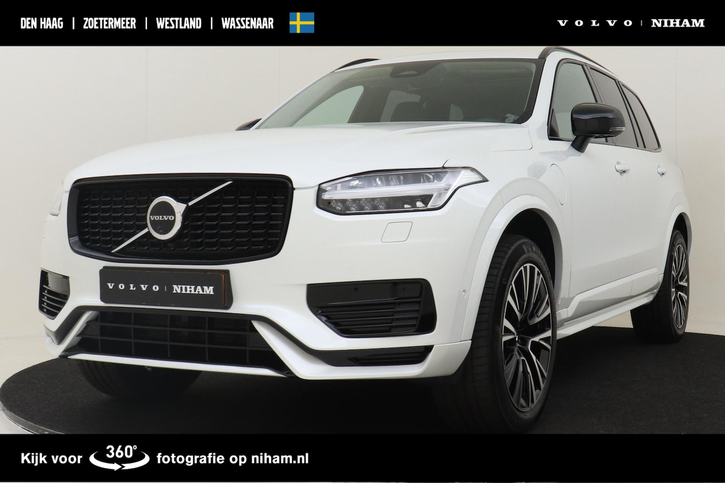 Volvo XC90 - T8 PLUG-IN HYBRID AWD ULTRA DARK -PANO.DAK|LUCHTVERING|GEVENT.LEDER+MASSAGE|HARMAN/KARDON| - AutoWereld.nl