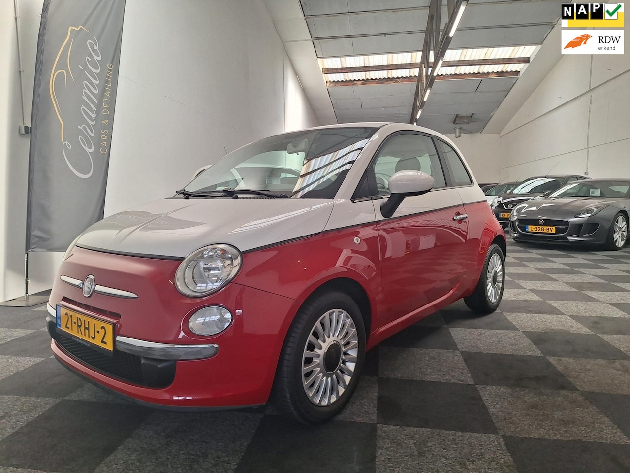 Fiat 500 - 2011. Bicolore. AUTOMAAT. 1e eigenaar. 47.000 km. NAP - AutoWereld.nl