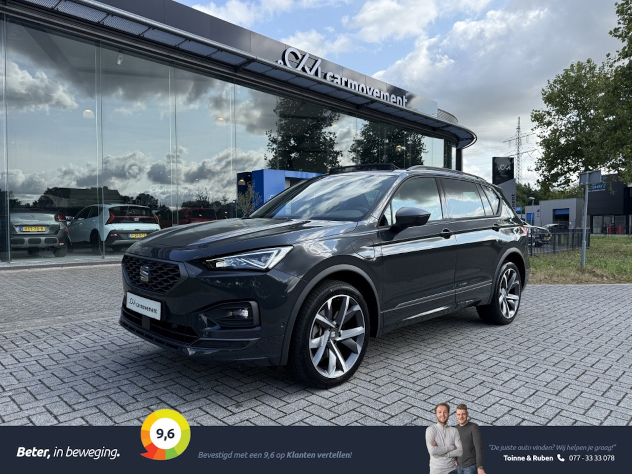 SEAT Tarraco - 1.4 TSI PHEV 245PK FR Business | Navi | Pano | Elek. Trekhaak | - AutoWereld.nl