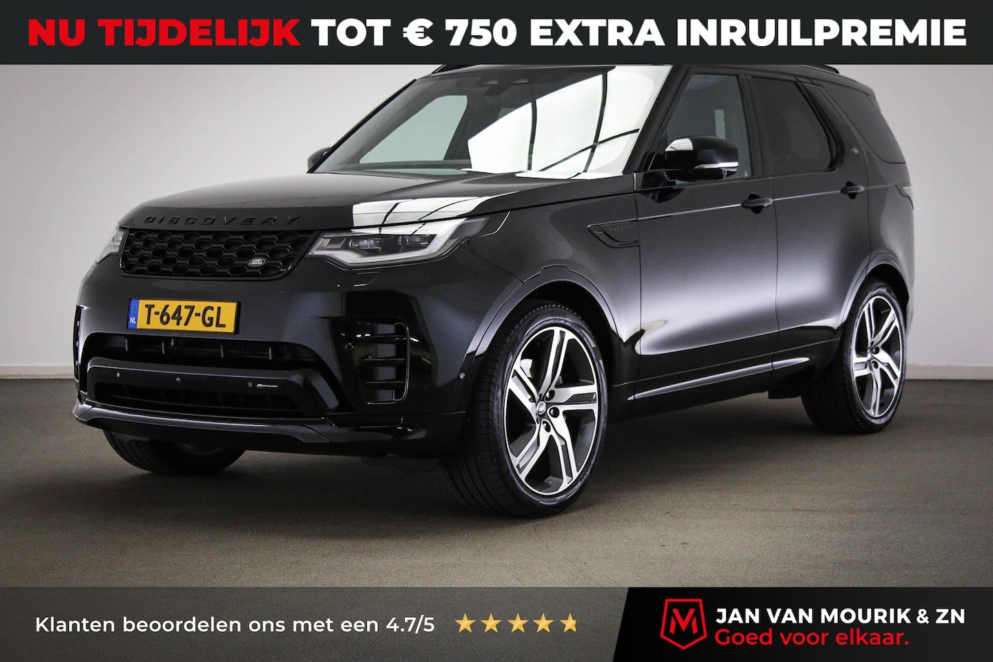 Land Rover Discovery - 3.0 D300 R-Dynamic HSE 7p. | PANORAMADAK | DAB | APPLE | 360 CAMERA | TREKHAAK EL. | 22" | - AutoWereld.nl