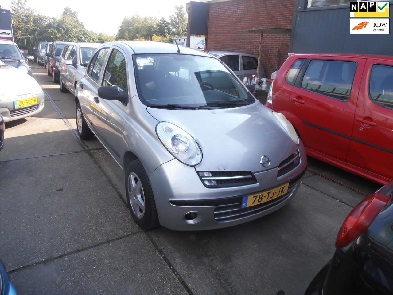 Nissan Micra - 1.2 Visia st bekr airco 5 drs elek pak nap apk - AutoWereld.nl