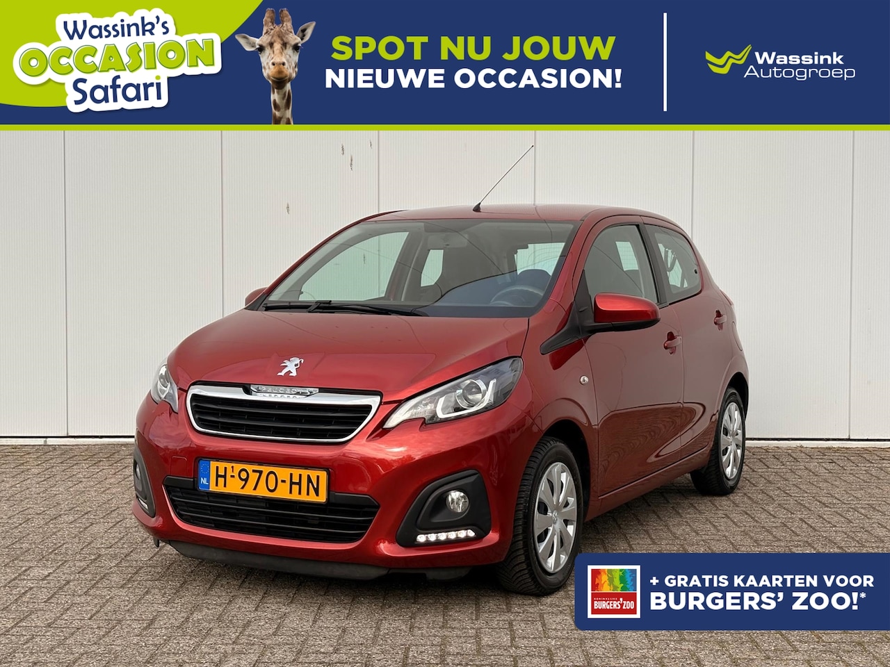 Peugeot 108 - 1.0 e-VTi 72pk 5D Active | Airco | Elektrische ramen | Bluetooth | Safari Actie | - AutoWereld.nl