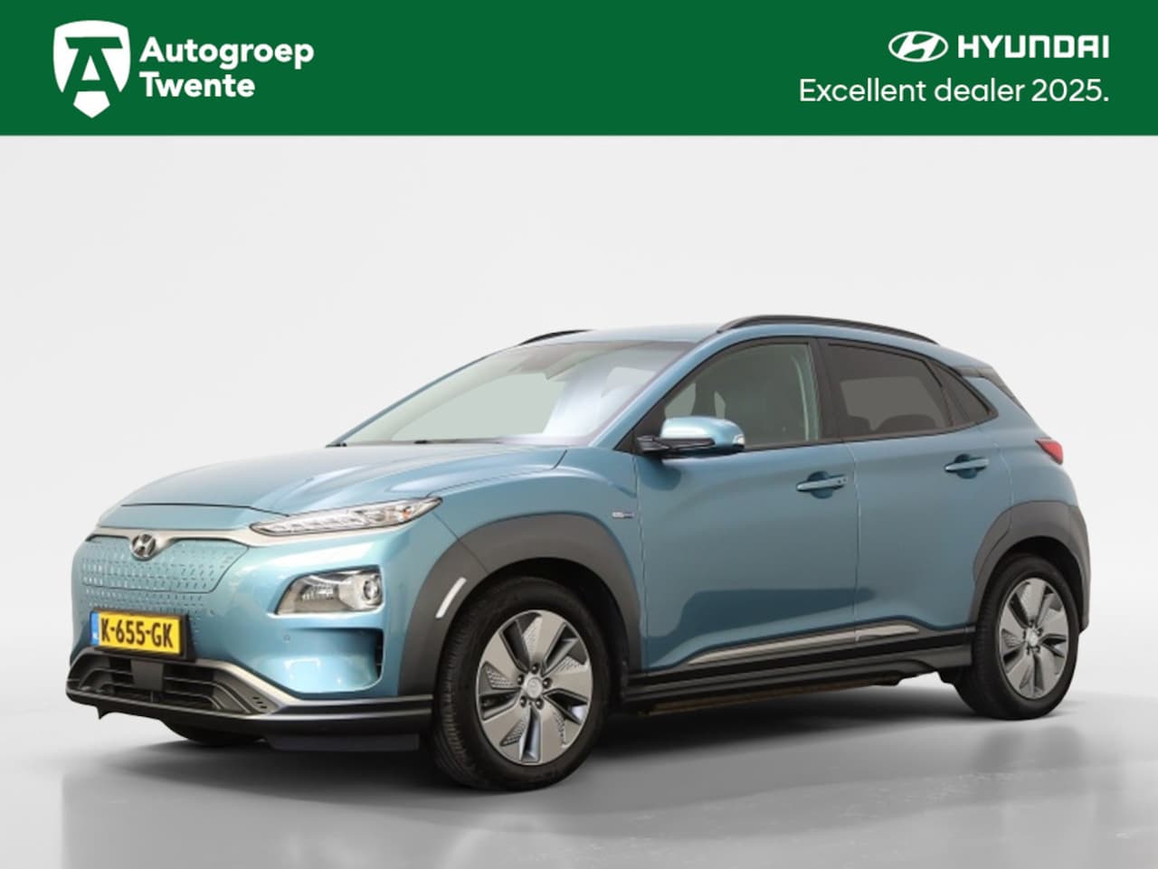 Hyundai Kona Electric - EV Premium 64 kWh | Achteruitrijcamera | Navigatie | - AutoWereld.nl