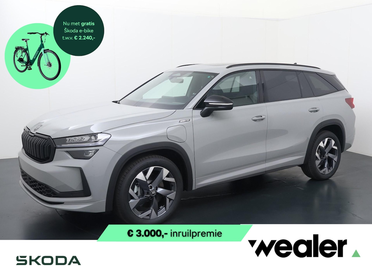 Skoda Kodiaq - Sportline Business 1.5 TSI PHEV 204 PK | Automaat | Trekhaak | Panorma dak | LED-Matrix | - AutoWereld.nl