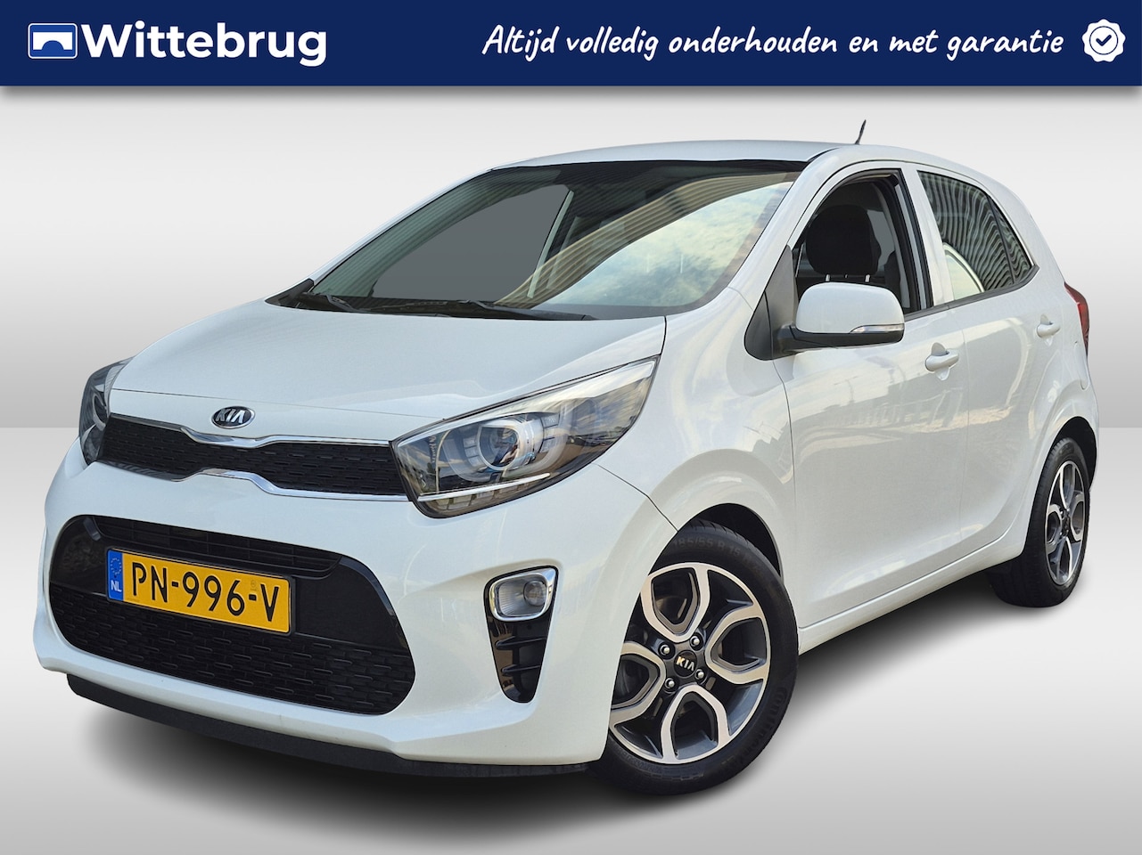 Kia Picanto - 1.0 CVVT First Edition | Navigatie | Camera | Climate Control | Lichtmetalen Velgen | - AutoWereld.nl
