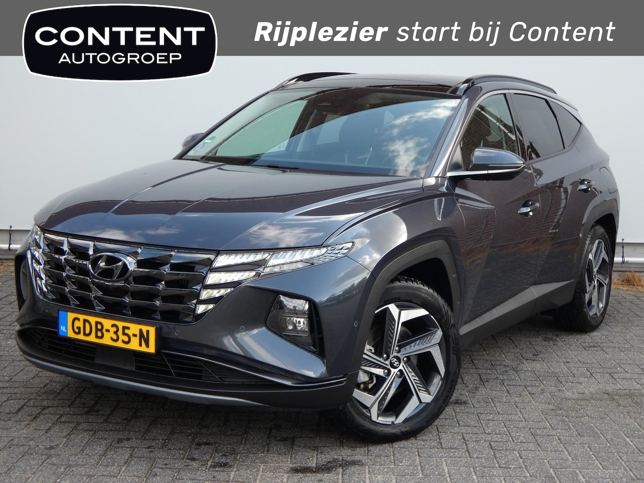 Hyundai Tucson - 1.6 T-GDi PHEV 265pk AWD Aut. Premium Sky | UNIEK! | Trekhaak Afneembaar | Schuif-/Kanteld - AutoWereld.nl