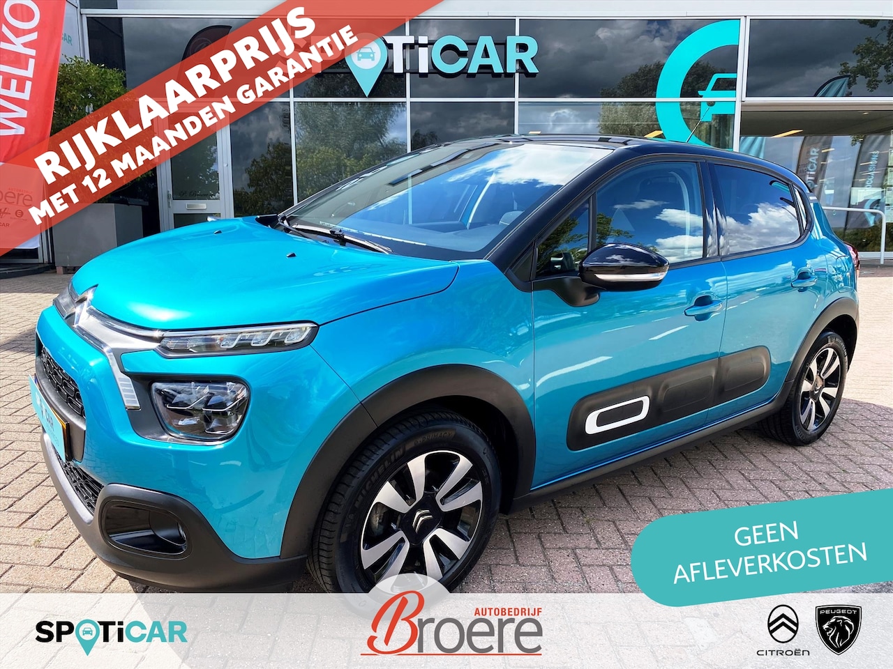 Citroën C3 - 1.2 83pk Feel | parkeersensoren, verwarmde voorstoelen, navigatie via apple carplay of and - AutoWereld.nl