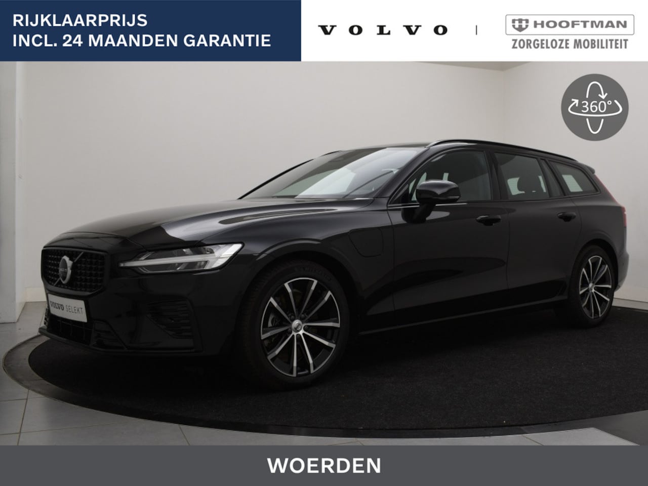 Volvo V60 - T6 PLUG-IN HYBRID LONG RANGE PLUS DARK 360GR CAM TREKHAAK ACC BL - AutoWereld.nl