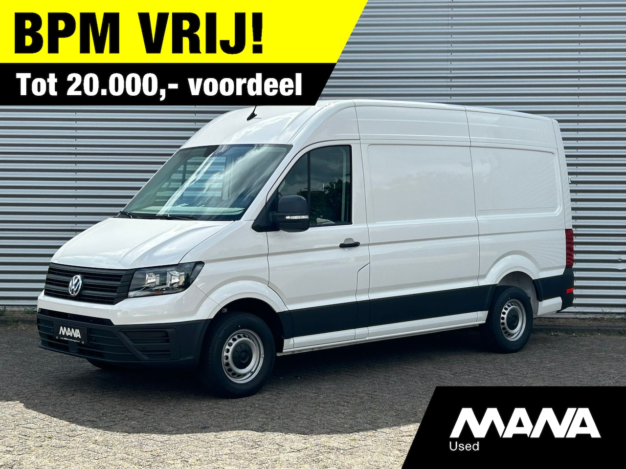 Volkswagen Crafter - 35 2.0TDI 140PK L3H3 Automaat Carplay Sensoren Airco Cruise - AutoWereld.nl