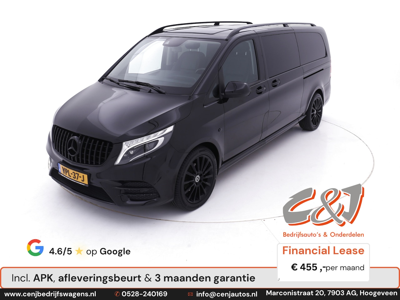 Mercedes-Benz Vito - 116 CDI Extra Lang Dubbele cabine airco navi automaat cruise 455,- p/md - AutoWereld.nl