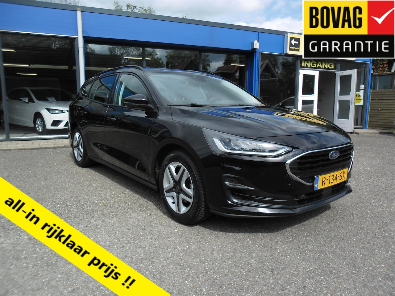 Ford Focus Wagon - ECOBOOST CONNECTED NIEUW MODEL NAV AIRCO TREKHAAK PDC XENON RIJKLAARPRIJS - AutoWereld.nl