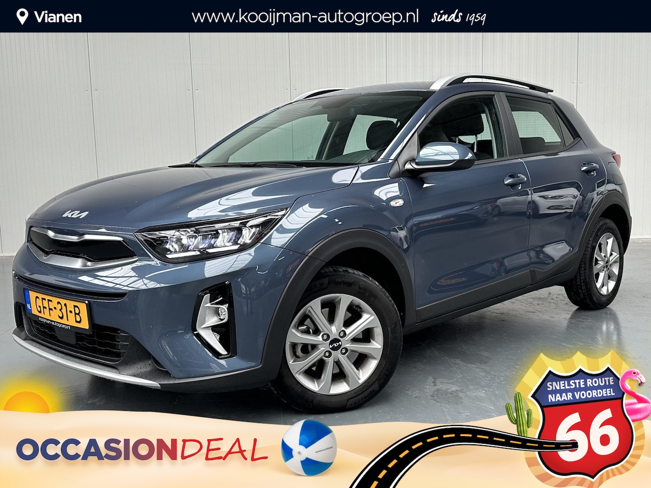 Kia Stonic - 1.0 T-GDi MHEV DynamicLine NL Auto, slechts 25000km, zeer nette uitvoering, 1e eigenaar - AutoWereld.nl