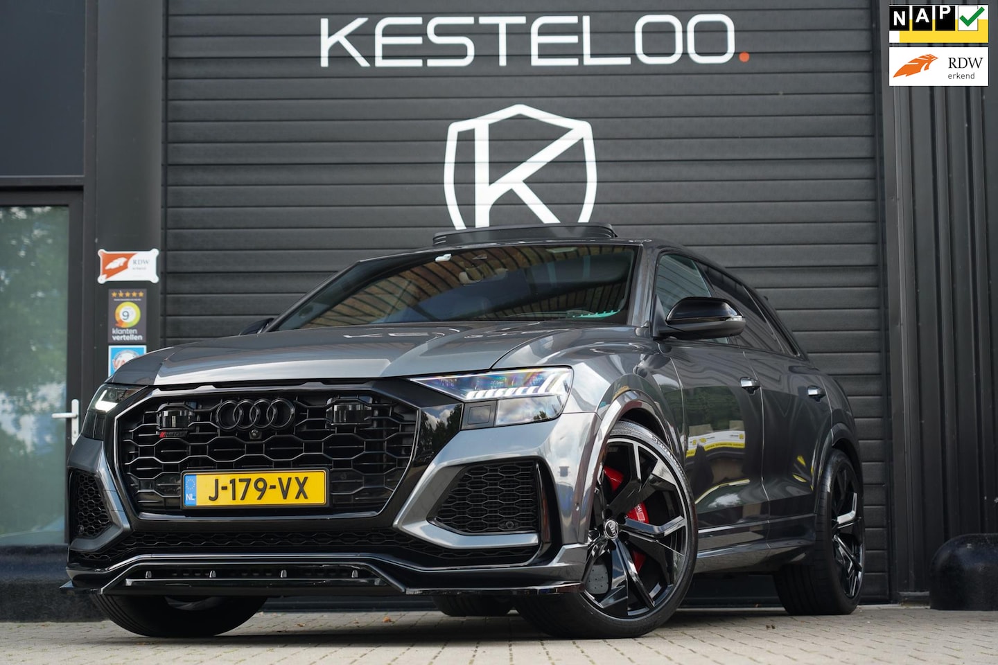 Audi Q8 - 4.0 TFSI RS Q8 DYNAMIC+ KERAM/CARBON/HUD/GEK STOEl/23"/SOFT Cl/PANO/VOLLE!! - AutoWereld.nl