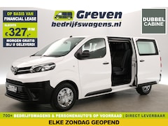 Toyota ProAce - 2.0 L3H1 | Dubbele Cabine | 6 Persoons | 2xSchuifdeur | Airco | Cruise | Trekhaak | Stoelv