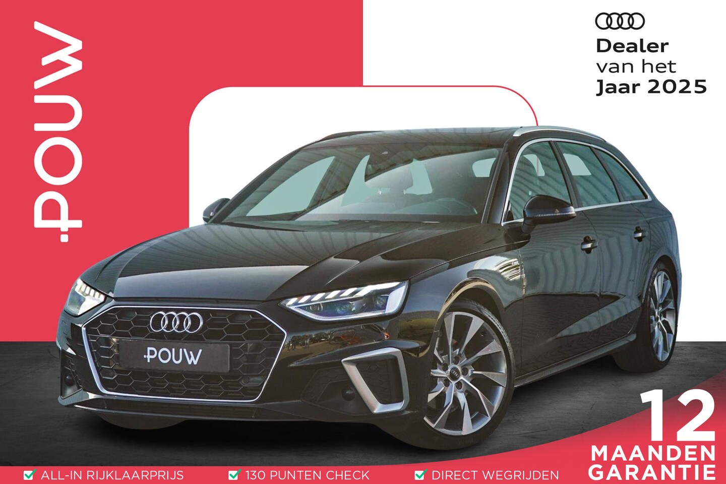 Audi A4 Avant - 40 TFSI 190pk S-tronic Launch Edition Sport | Panoramadak | Trekhaak Wegklapbaar | Matrix - AutoWereld.nl