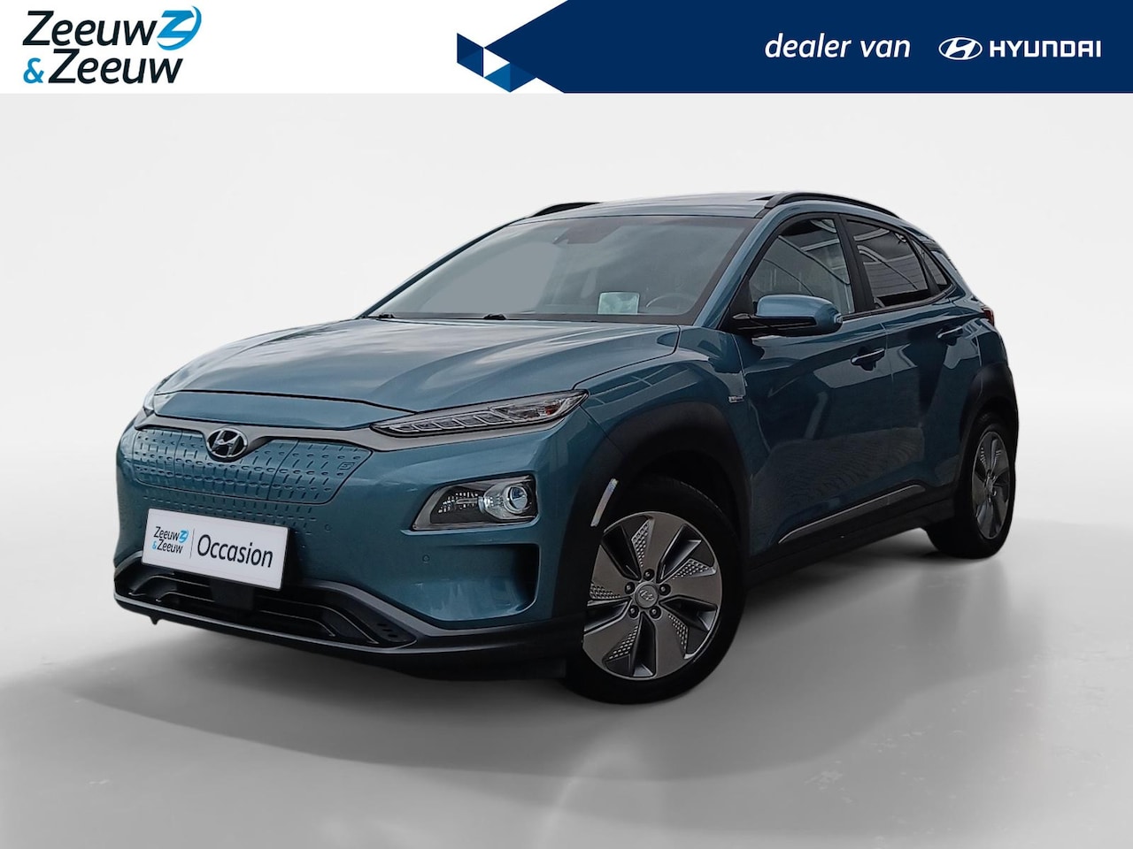 Hyundai Kona Electric - EV Premium 64 kWh Schuifdak | MEEST LUXE uitvoering | 3-FASE - AutoWereld.nl