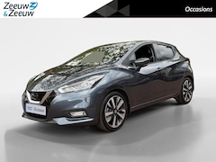 Nissan Micra - 1.0 IG-T Tekna DEALER ONDERHOUDEN | 1E EIG | Trekhaak | Navigatie | Stoelverwarming | Dode