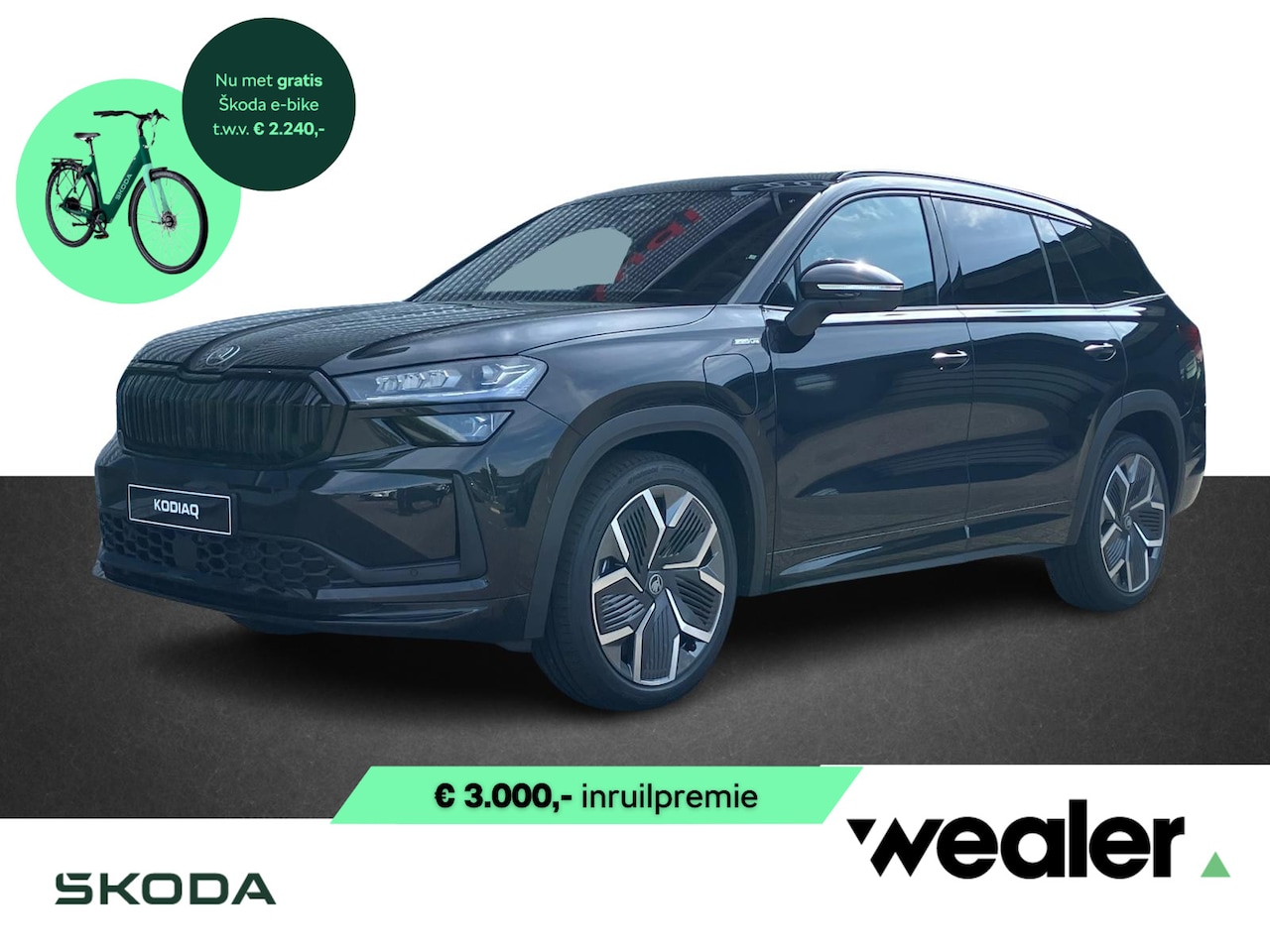 Skoda Kodiaq - Sportline Business 1.5 TSI PHEV 204 PK DSG | Wegklapbare Trekhaak | Winterpakket | 20" Lic - AutoWereld.nl