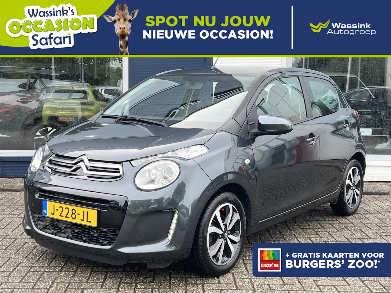 Citroën C1 - 1.0 VTi 72PK Shine I Multimedia I Camera I Airco | Safari actie - AutoWereld.nl