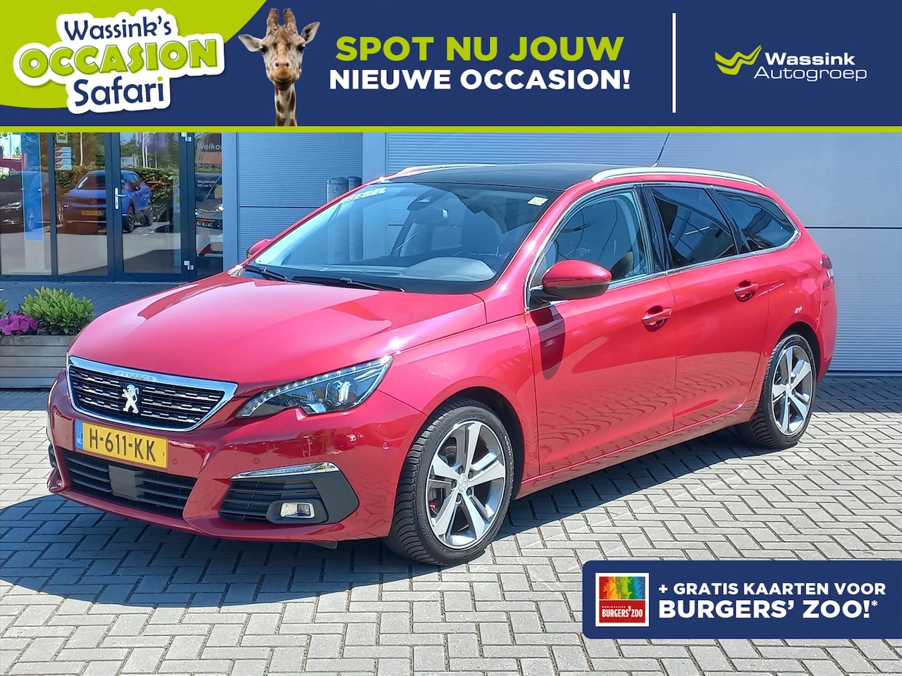 Peugeot 308 - 1.5 HDi 130pk Premium | Climate control | Navigatie | Trekhaak (1400kg) | Panorama dak | 1 - AutoWereld.nl