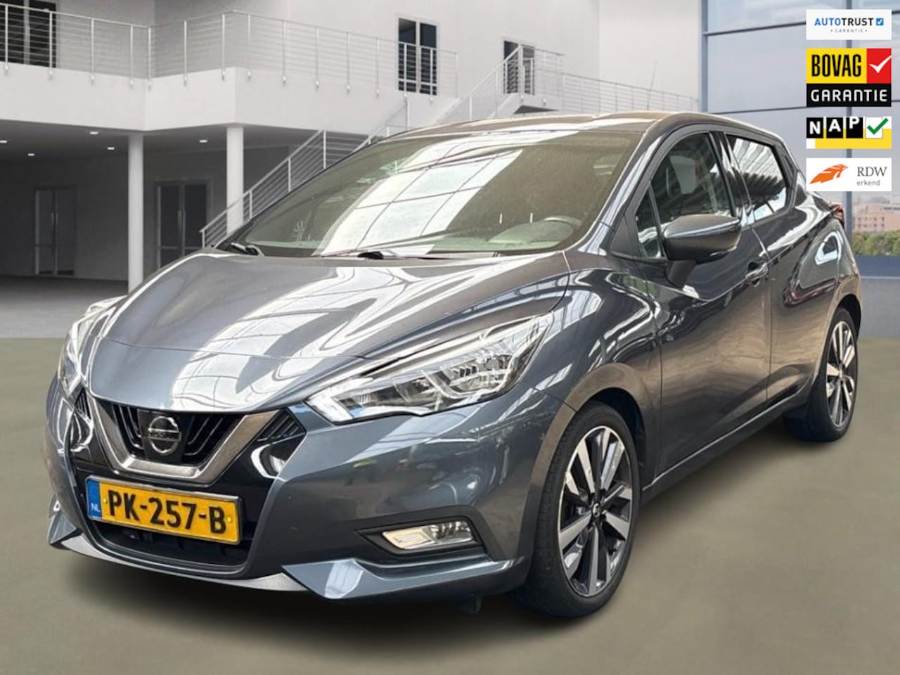 Nissan Micra - 0.9 IG-T Tekna 1e Eigenaar +NAP NL-auto - AutoWereld.nl