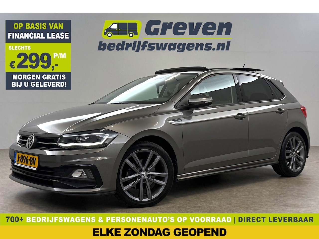 Volkswagen Polo - 1.5 TSI R-line | 150PK | DSG | Panoramadak | LED | ACC | Carplay | 17"LMV - AutoWereld.nl
