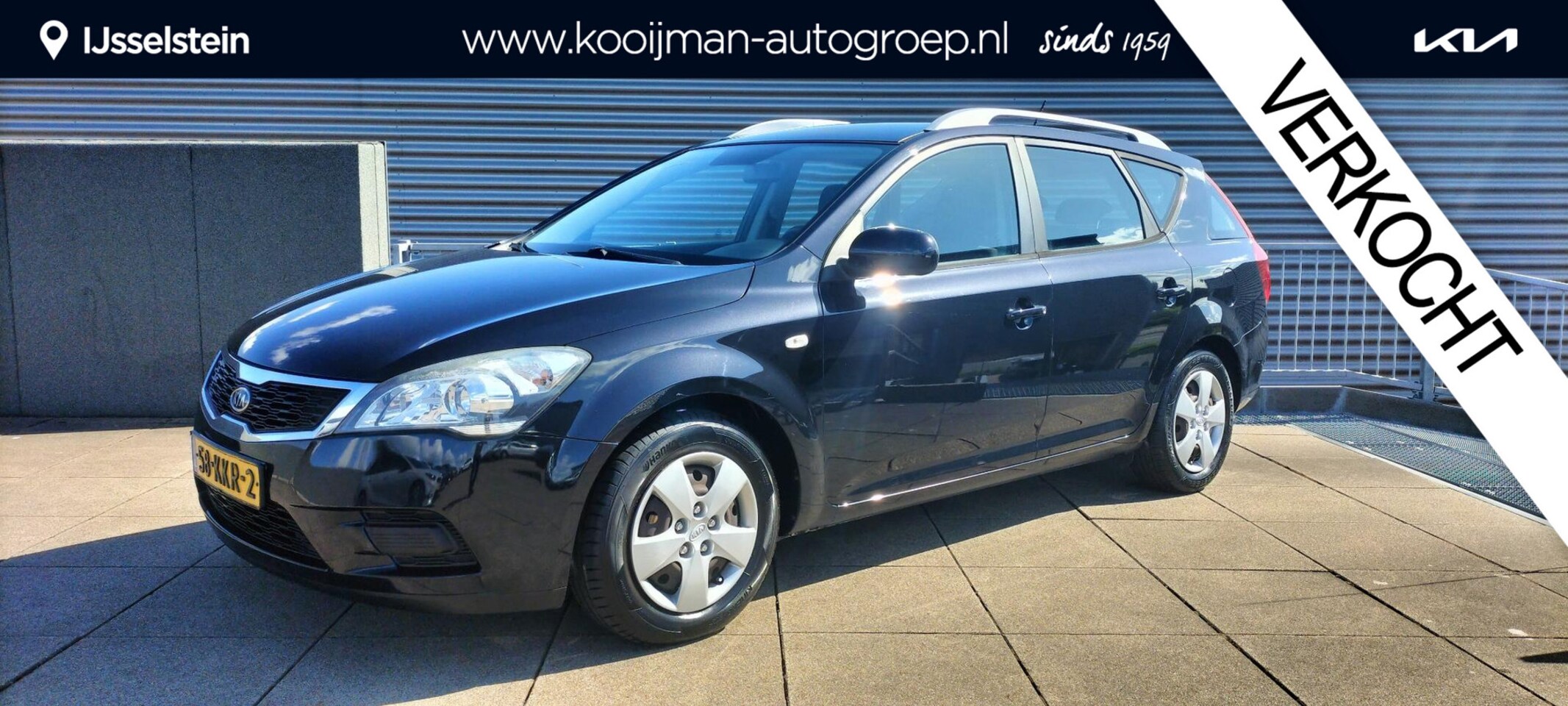 Kia Cee'd Sporty Wagon - 1.4 CVVT X-tra Airco | Dakrails | Wielsierdeksels | Compleet Kia onderhouden - AutoWereld.nl
