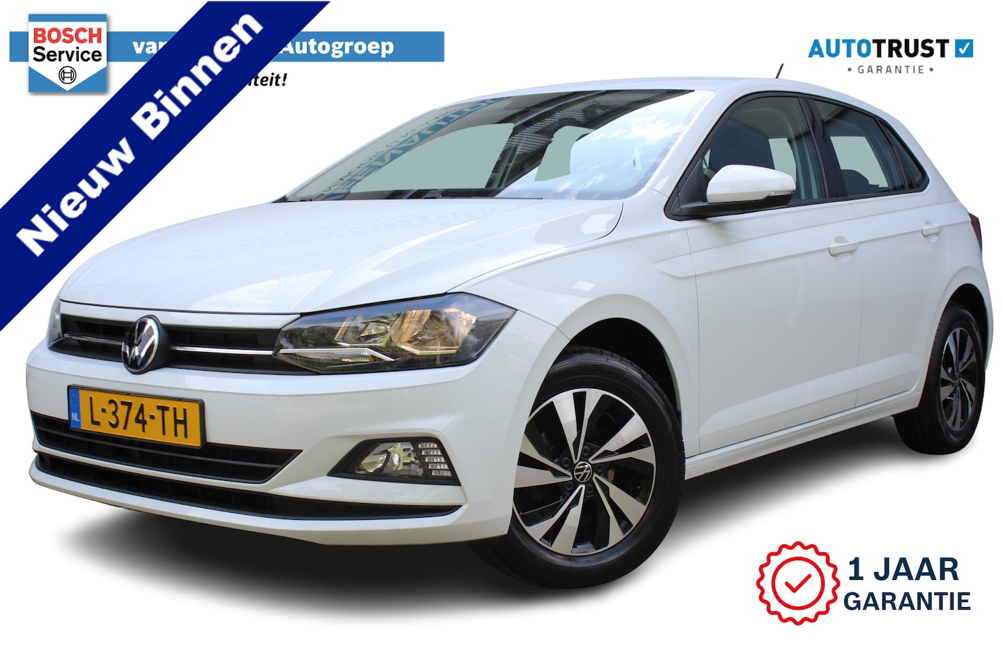 Volkswagen Polo - 1.0 TSI Comfortline | Incl. 12 maanden Garantie | Airco | Adaptive cruise controle | Draad - AutoWereld.nl