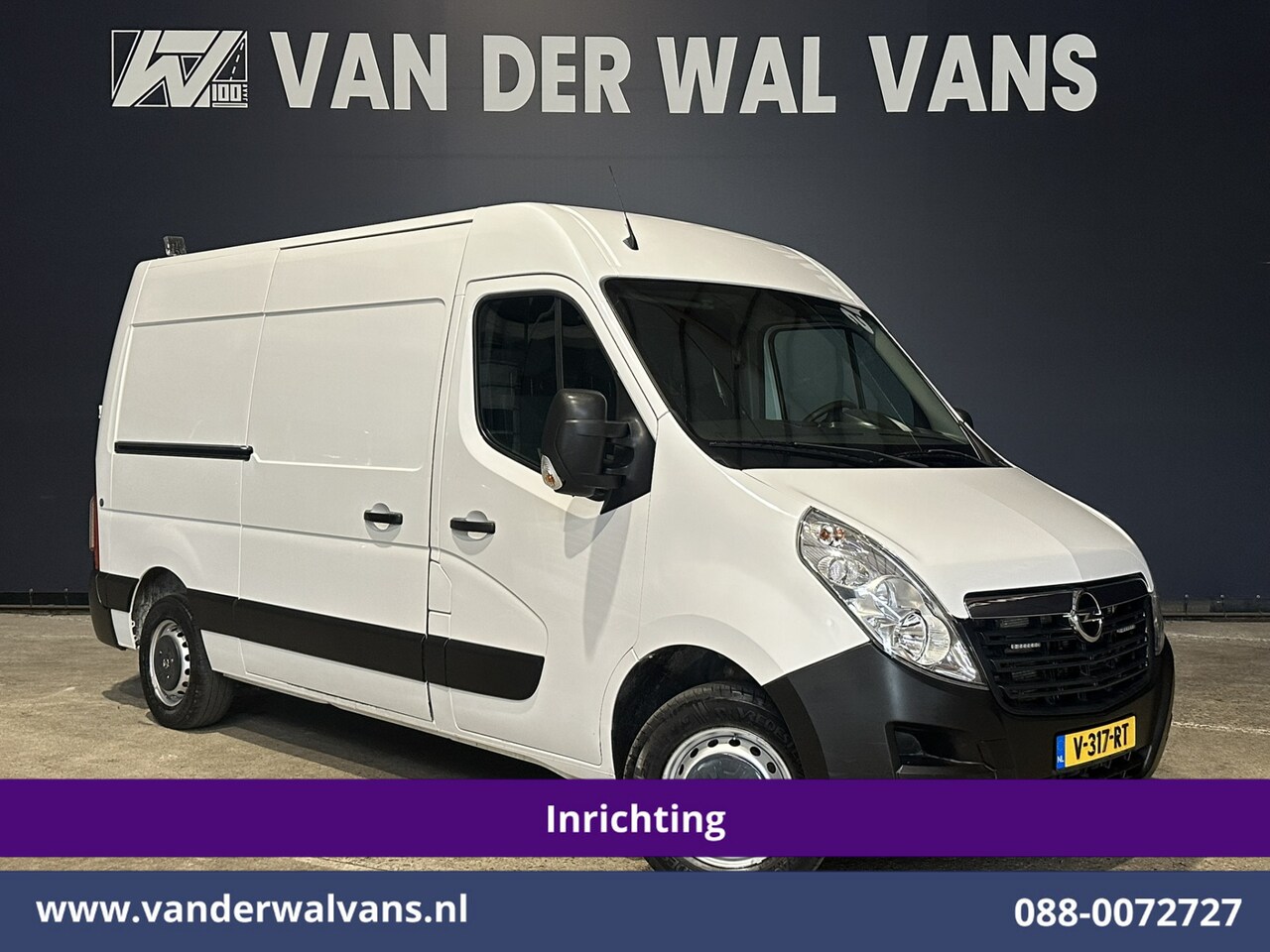 Opel Movano - 2.3 CDTI 146pk L2H2 inrichting Euro6 Airco | Camera | Navigatie | Cruiscontrol 2500kg Trek - AutoWereld.nl
