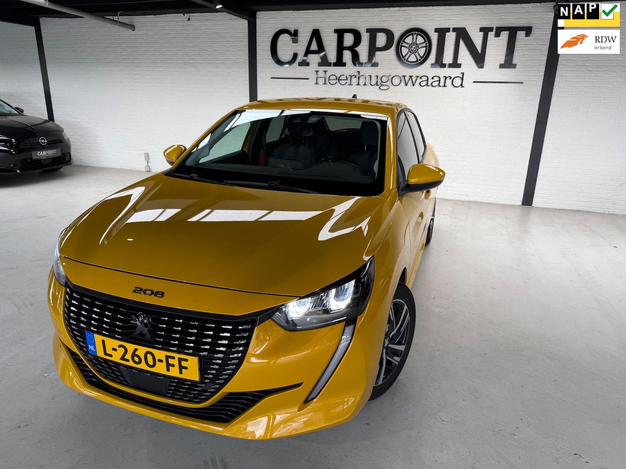 Peugeot 208 - 1.2 PureTech Allure Pack 2021 Automaat 101PK Camera Cruise LED Half Leer Deal O.H Orig NL - AutoWereld.nl