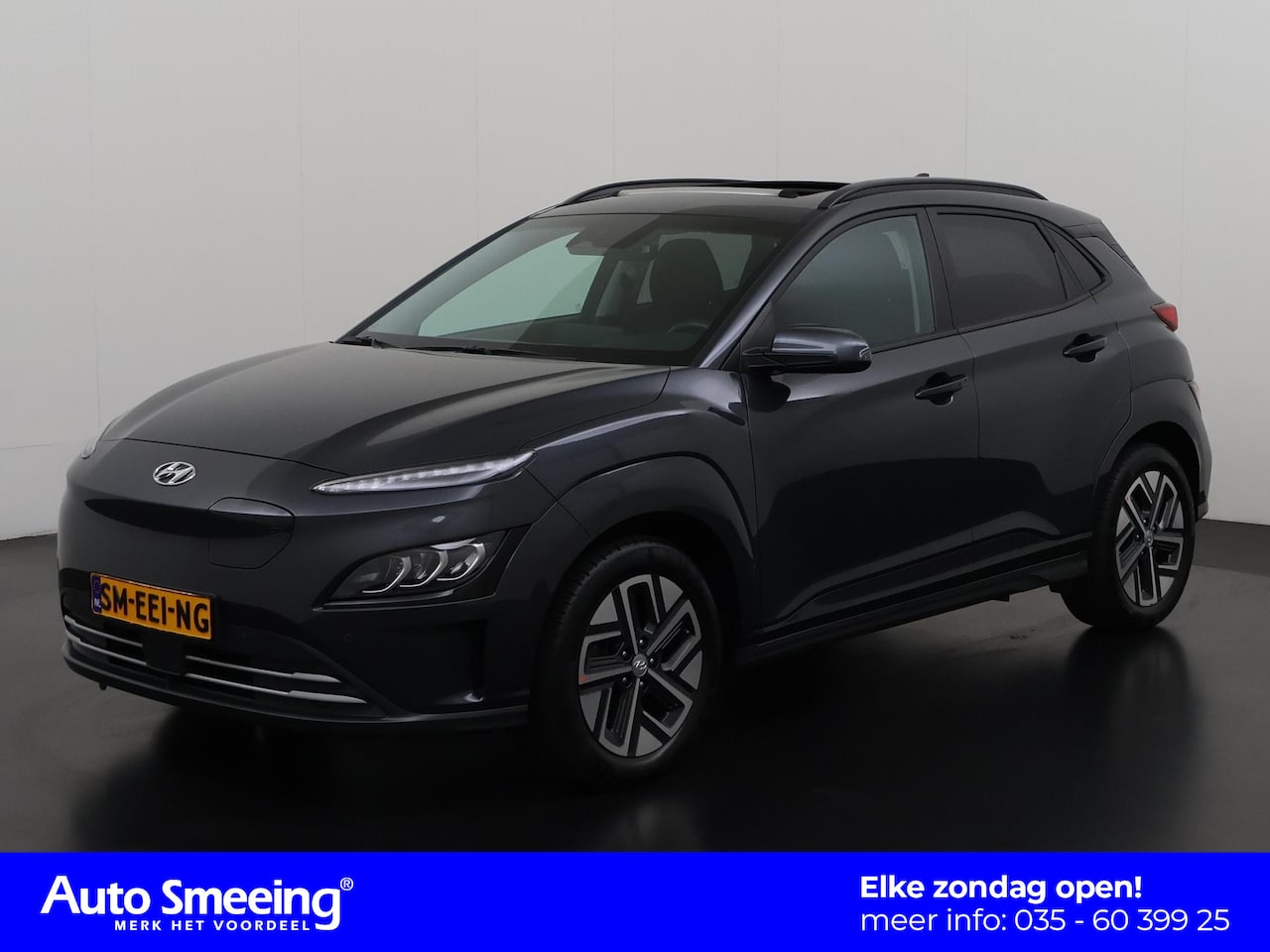Hyundai Kona Electric - EV 39 kWh | 3 Fase | Schuifdak | Zondag Open! - AutoWereld.nl