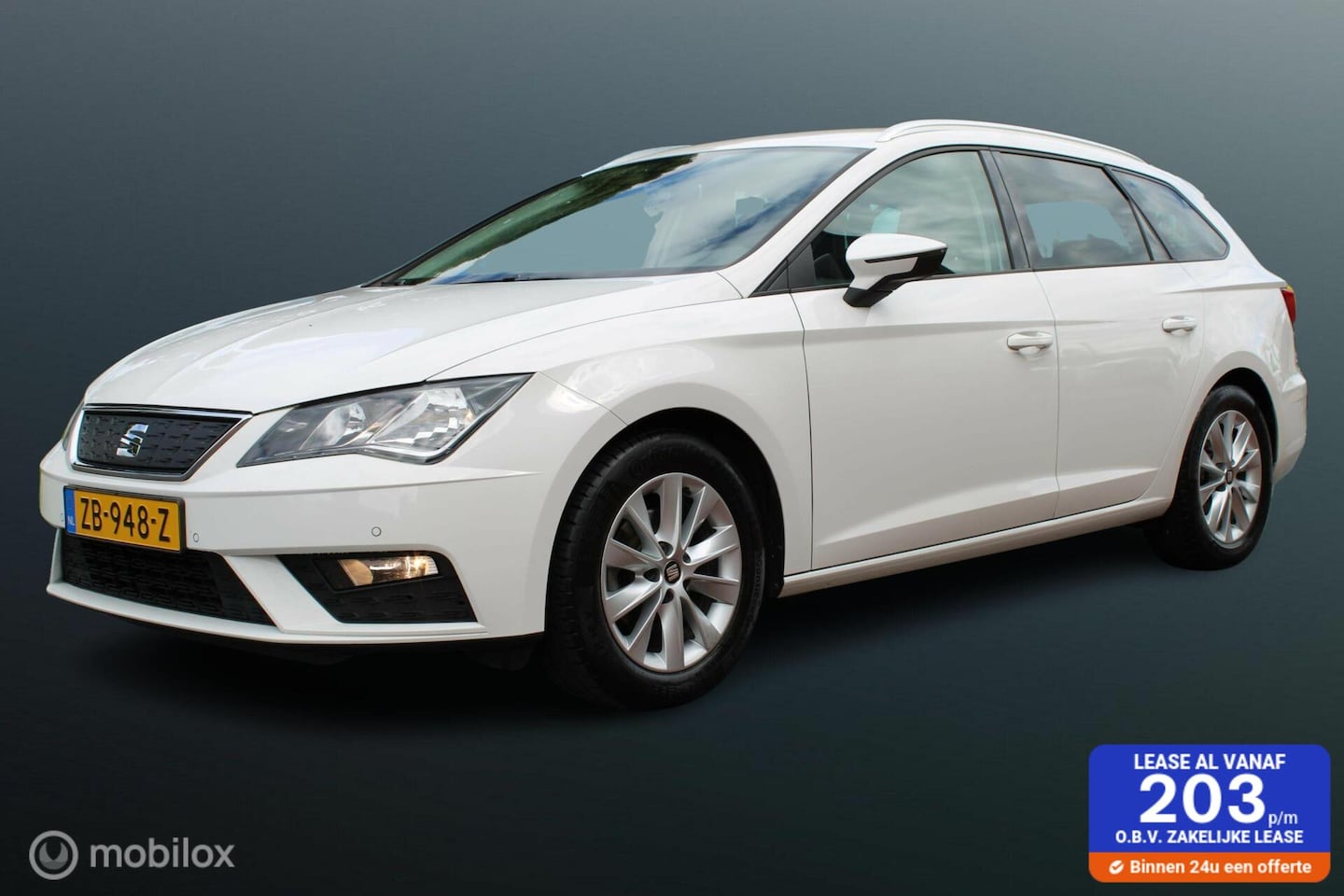 SEAT Leon ST - 1.0 EcoTSI Style Business Intense 1.0 EcoTSI 116 PK Style Business Intense, Navi, App connect, Cruise, Clima, Pdc voor + ach - AutoWereld.nl