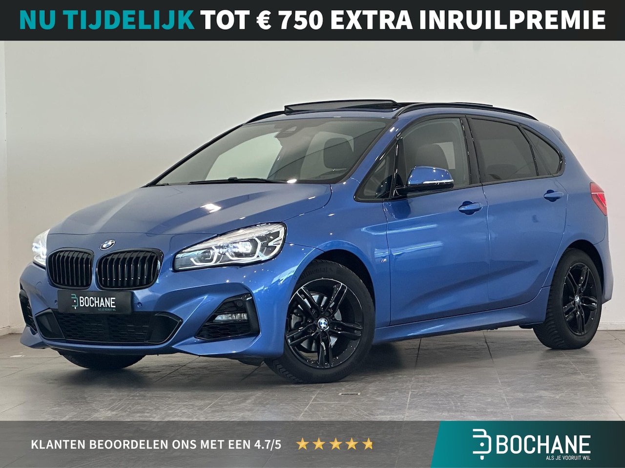 BMW 2-serie Active Tourer - 218i High Executive | M Sport | Panoramadak | Trekhaak afneembaar | Parkeersensoren voor, - AutoWereld.nl