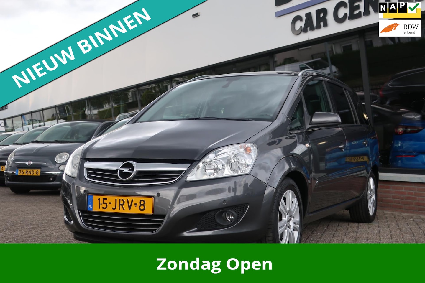 Opel Zafira - 1.8 Cosmo 1e EIG_LEDER_NAVI_PDC V+A_NAP. - AutoWereld.nl