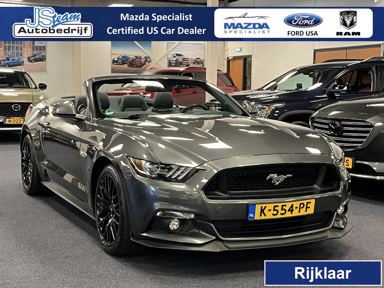 Ford Mustang Convertible - USA 5.0 V8 GT 422PK Automaat Custom Pack - AutoWereld.nl