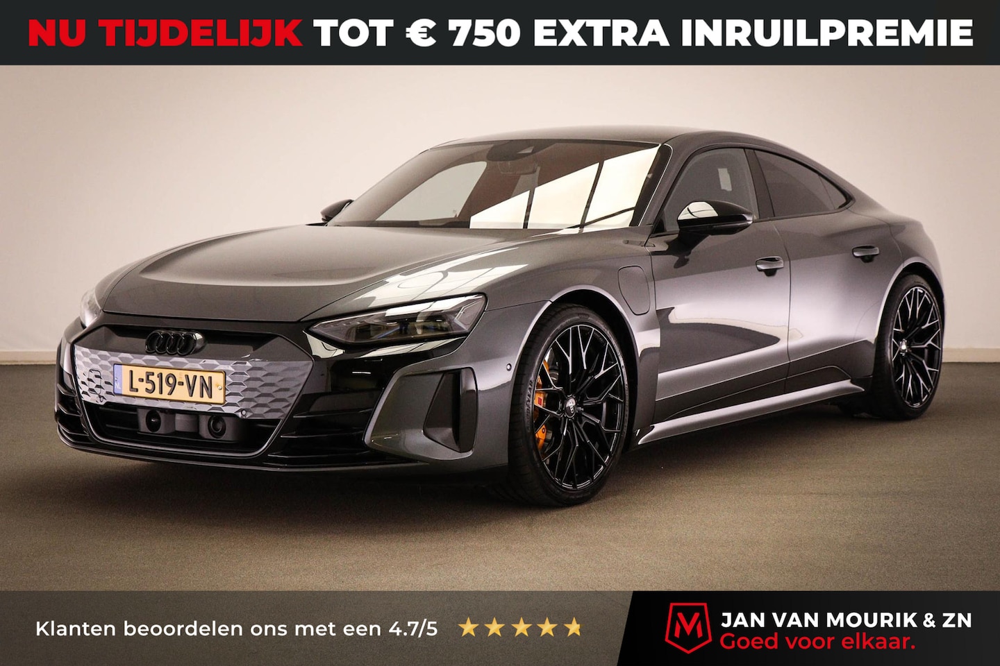 Audi e-tron GT - RS Edition One 93 kWh 646 PK | LASER LED | CARBON | HEAD UP | CARBID BRAKES | 21" - AutoWereld.nl