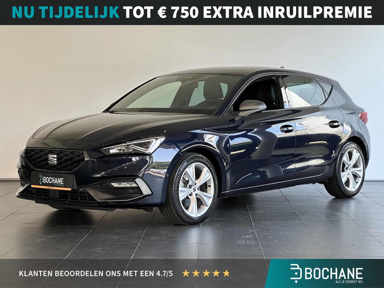 SEAT Leon - 1.5 TSI FR NAVIGATIE | PARKEERSENSOREN VOOR-EN ACHTER | CLIMATE CONTROL - AutoWereld.nl