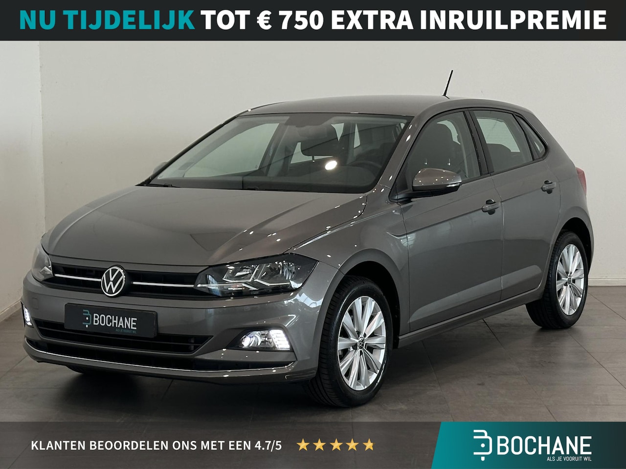 Volkswagen Polo - 1.0 TSI Highline | Navigatie | Climate Control | Cruise Control | Draadloze telefoonlader - AutoWereld.nl