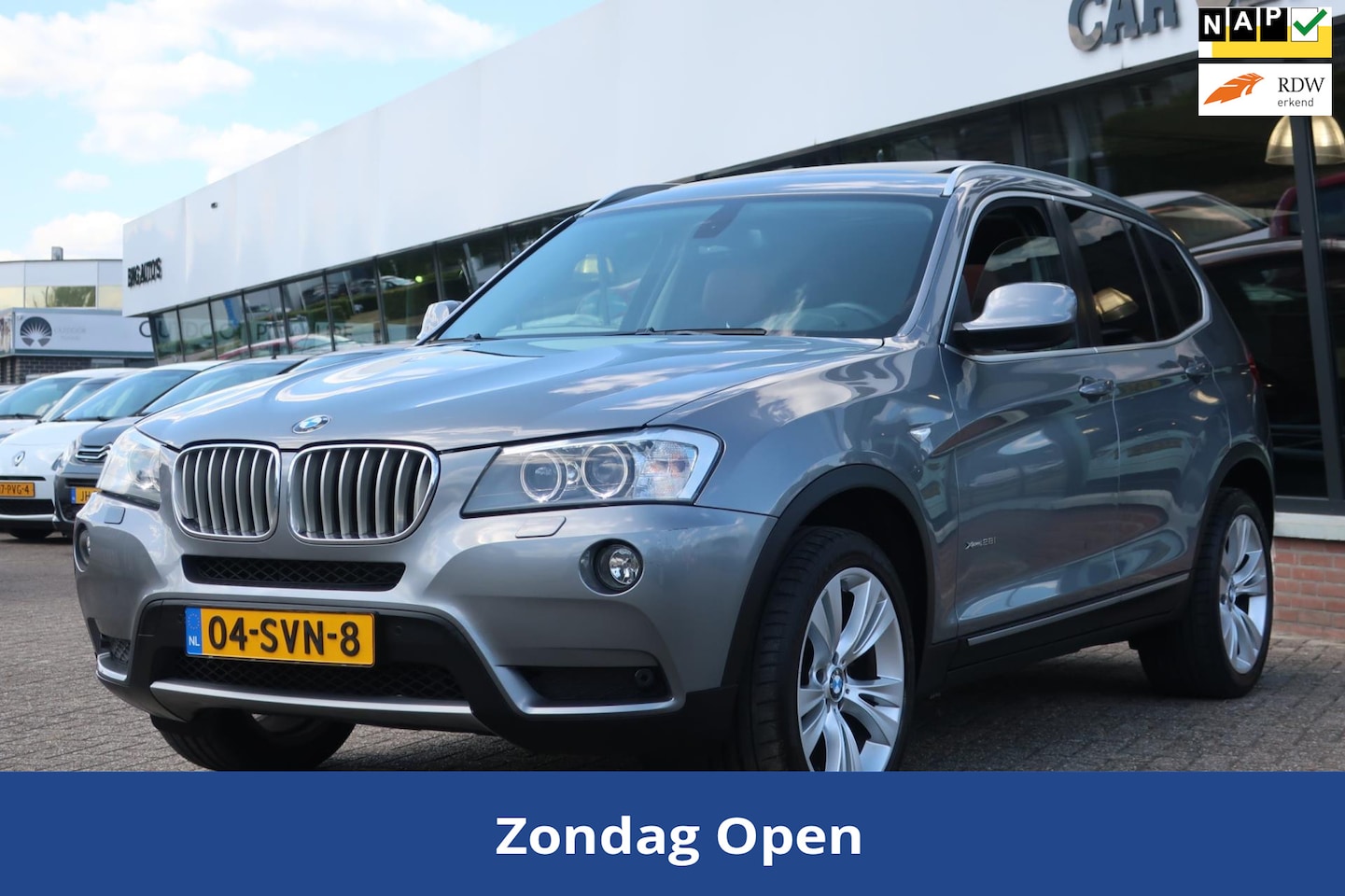 BMW X3 - XDrive28i High Executive 2e EIG_LED_PANO_PDC V+A_19-INCH. - AutoWereld.nl