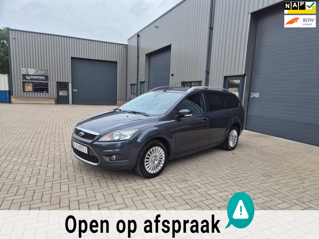 Ford Focus Wagon - 1.8 Titanium Flexi Fuel 1e EIGENAAR DEALER ONDERHOUDEN - AutoWereld.nl