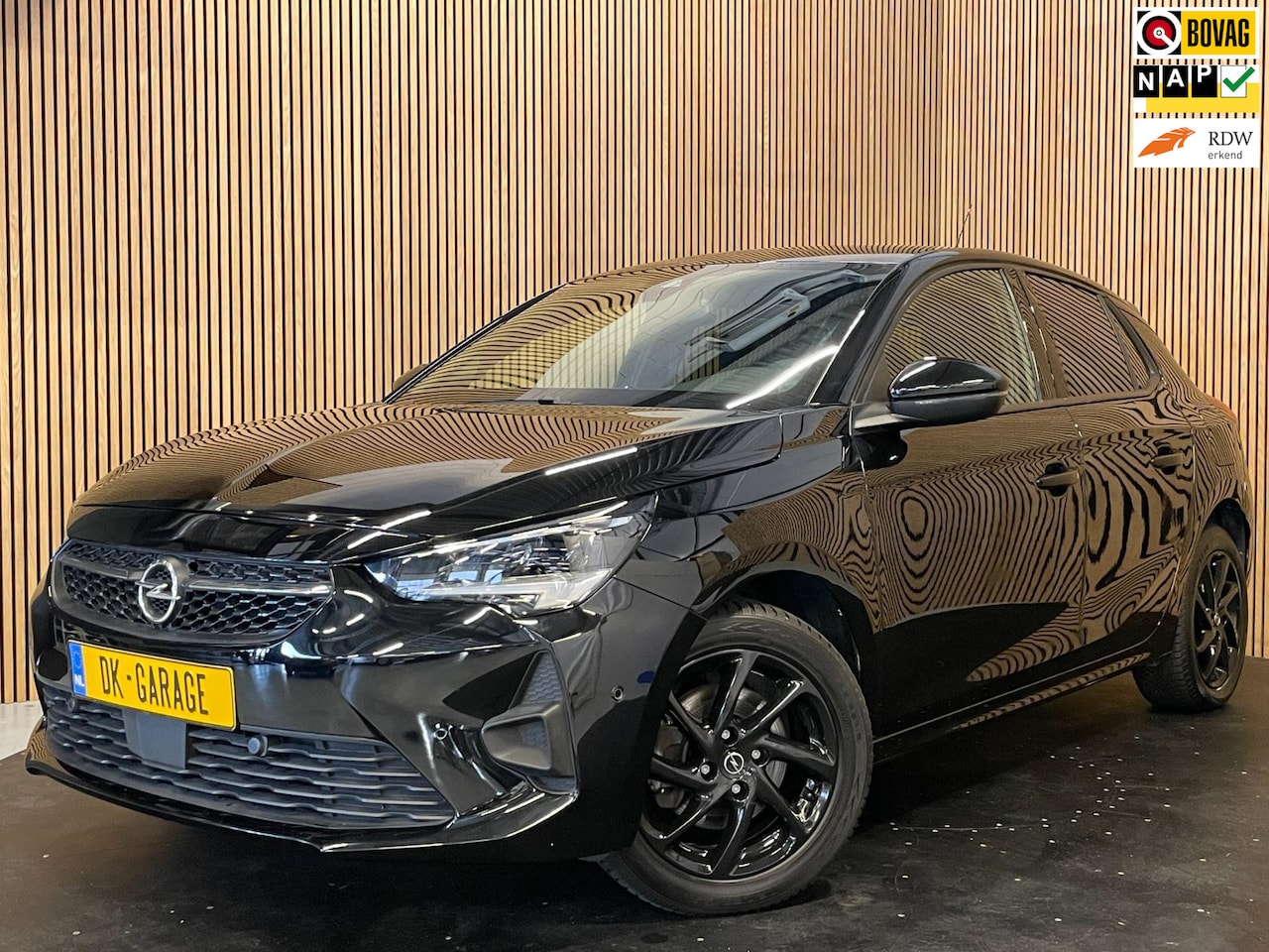 Opel Corsa - 1.2 GS Line|BLACK EDITION|AUTOMAAT|CARPLAY|360 CAMERA|STOELVERW.|LANE-ASSIST|1e EIG.|INCL. - AutoWereld.nl