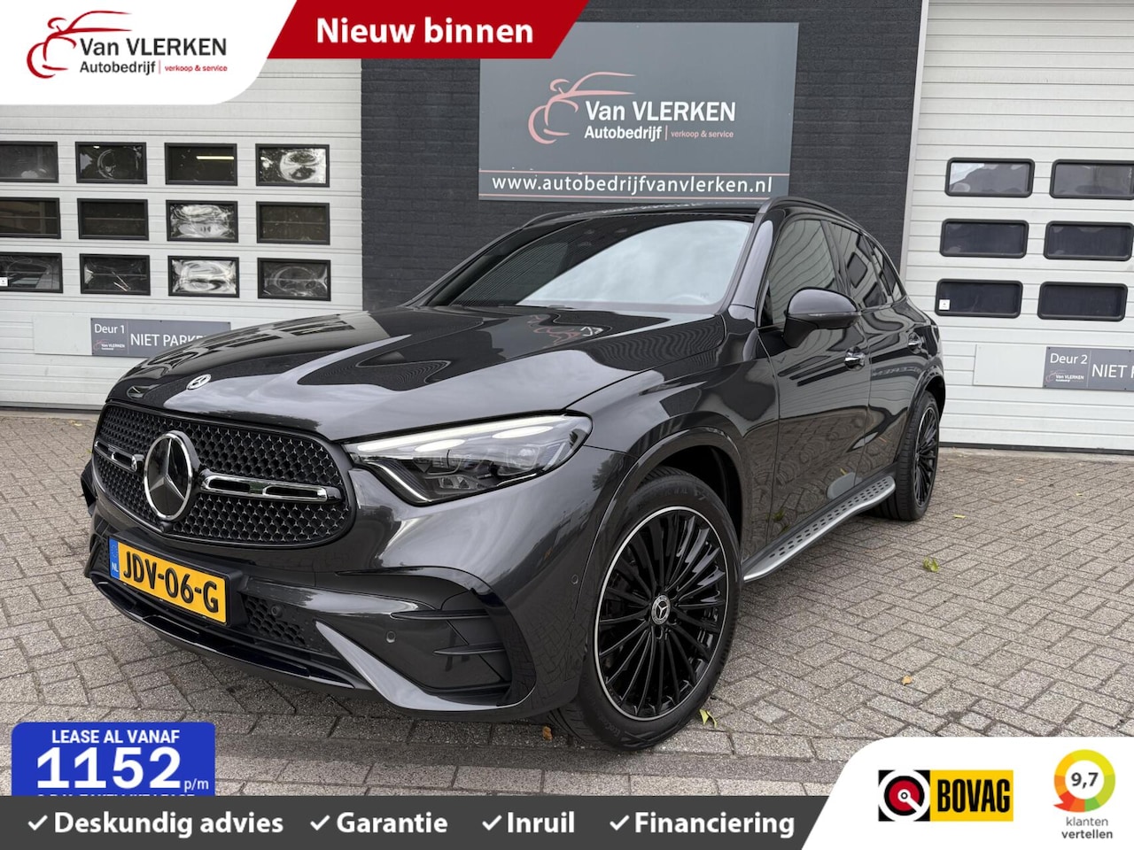 Mercedes-Benz GLC-klasse - 400e 4MATIC AMG ACHTERAS BESTURING / LUCHTVERING/ PANO/HEAD-UP - AutoWereld.nl