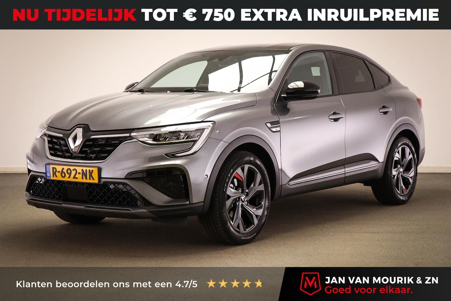 Renault Arkana - 1.6 E-Tech Hybrid 145 R.S. Line | STUURVERWARMING | DAB | APPLE | CAMERA - AutoWereld.nl