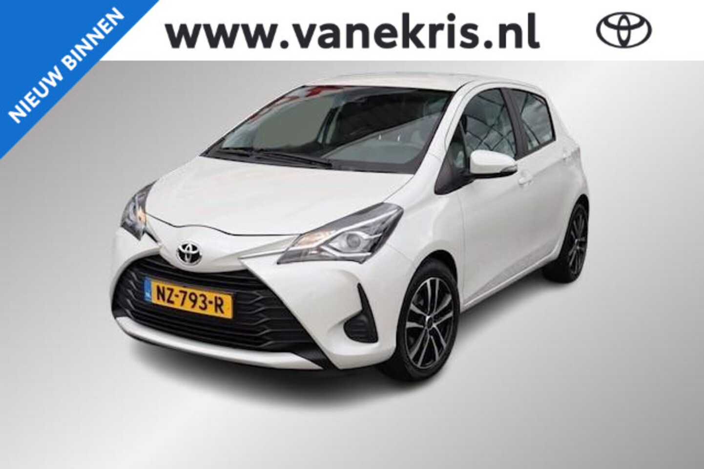 Toyota Yaris - 1.0 VVT-i Aspiration Navi, Allseason banden,Climate Controle, Safety Sense - AutoWereld.nl