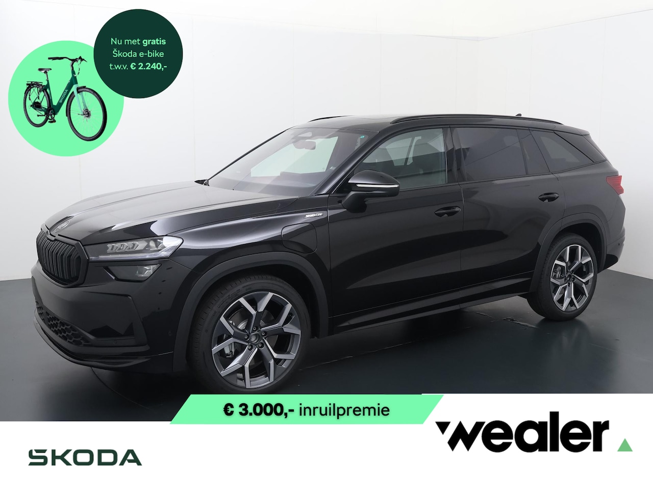 Skoda Kodiaq - Sportline Business 1.5 TSI PHEV 204 PK DSG Automaat | Trekhaak | Panorama Dak | 20" Lichtm - AutoWereld.nl