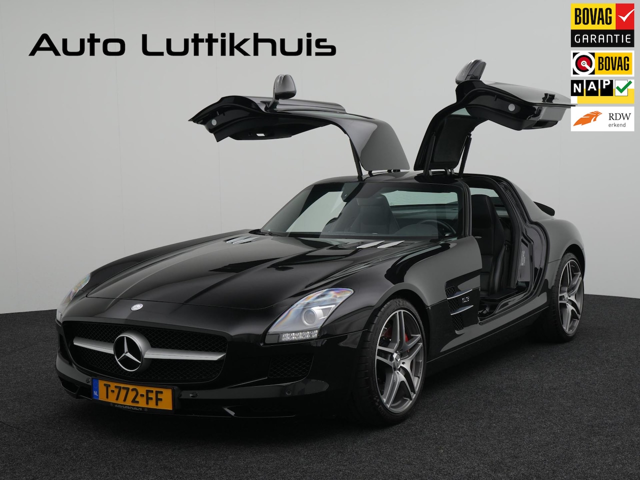 Mercedes-Benz SLS Coupé - 6.3 AMG Carbon pakket H&K Full Service - AutoWereld.nl
